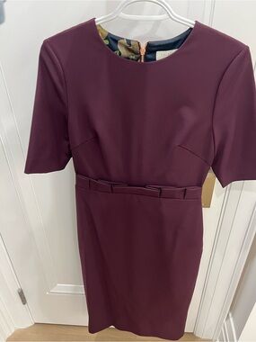 Ted Baker Plum Pencil Dress